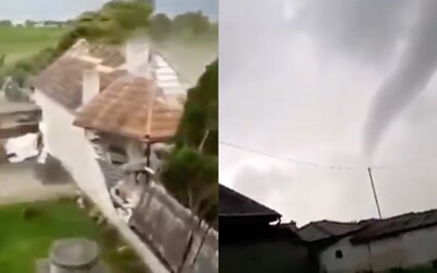 VIDEO: Břeclavskem se v pondělí mohlo prohnat malé tornádo, uvádí meteorologové