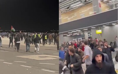 VIDEO: Demonštranti chceli na ruskom letisku zlynčovať Izraelčanov. Úrady hlásia najmenej 20 zranených