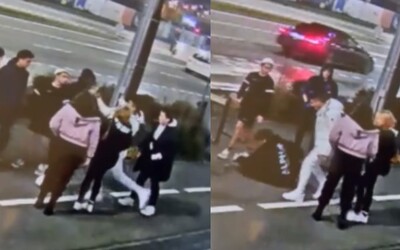 VIDEO: Drsná bitka pred bratislavským nákupným centrom Nivy. Mladík udrel tínedžera do hlavy, teraz po ňom pátra polícia