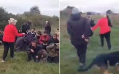 VIDEO: „Drž h*bu a seď!“ Ženy s paralyzéry a se psem zastrašovaly migranty na jihu Slovenska. Případ již řeší policie