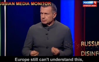 VIDEO: Hrozby a konšpirácie v ruskej TV. Moderátor útočil na Európu aj na zdravotný stav Donalda Trumpa