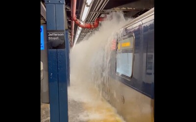 VIDEO: Hurikán Ida řádil i v New Yorku. Ulice se proměnily v řeky a stanice metra skončily pod vodou