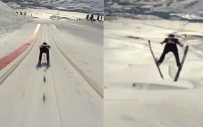 VIDEO: Japonský skokan na lyžiach prekonal svetový rekord. Po odraze letel skoro 300 metrov