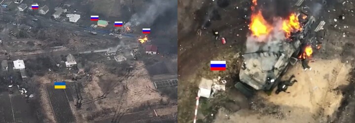 VIDEO: Jediný ukrajinský tank terorizoval celú kolónu ruských jednotiek. Tie ho spočiatku nevedeli nájsť