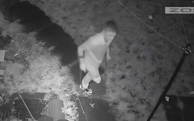 VIDEO: Jednonohý muž ukradl sousedům PlayStation a tenisky. Zloděje odhalila průmyslová kamera