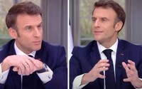 VIDEO: Macron čelí kritice. Když v přímém přenosu mluvil o kontroverzní reformě, pod stolem si sundal luxusní hodinky