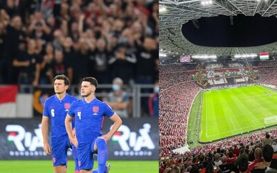 VIDEO: Maďarskí fanúšikovia hromadne vypískali futbalistov Anglicka, ktorí pokľakli pred zápasom na znak rasovej rovnoprávnosti