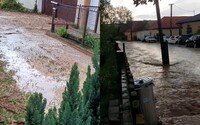 VIDEO: Masívny dážď v Partizánskom napáchal obrovské škody. Voda za 15 minút zatopila domy, záhrady aj kultúrny dom