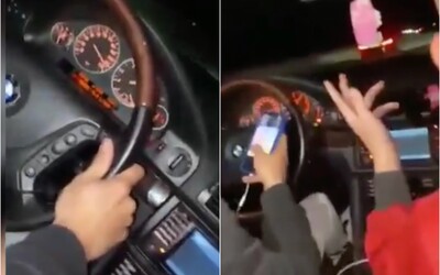 VIDEO: Mladý Slovák jel 200 km/h po dálnici a hrál si s telefonem. Kamarádi se videem pochlubili na TikToku, policie je vypátrala