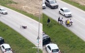 VIDEO: Muž chcel v Petržalke „riadiť dopravu“. Pobil sa so šoférom, zasahovalo niekoľko policajtov
