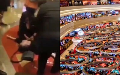 VIDEO: Muž skolaboval v kasíne po tom, ako sa dozvedel, že vyhral obrovskú sumu peňazí. Nie je jasné, či sa ho podarilo zachrániť
