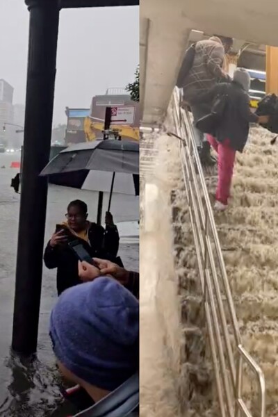 VIDEO: New York zasiahli obrovské záplavy. Voda sa valila v metre aj po uliciach