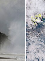 VIDEO: Obrovský výbuch sopky v Tichomoří způsobil tsunami. Erupce byla vidět i z vesmíru