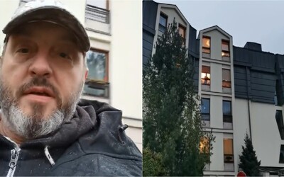 VIDEO: Odpůrci očkování protestovali před domem šéfa České lékařské komory, přirovnávali ho k Mengelemu