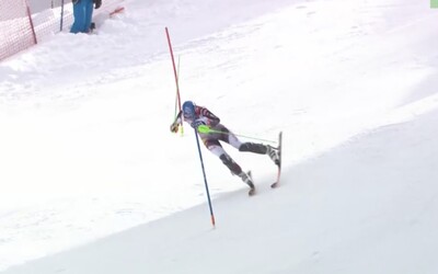 VIDEO: Petra Vlhová výrazne chybovala v prvom kole, ustála však moment jazdy na jednej lyži