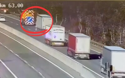 VIDEO: Policajti zverenili video z hrozivej zrážky kamiónu a cestárov na diaľnici. Šokujúce zábery odhaľujú, prečo vodič umrel