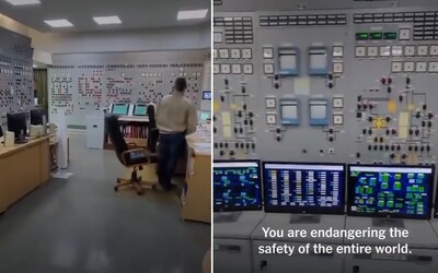 VIDEO: Pracovníci ostřelované jaderné elektrárny varují Rusy před ohrožením bezpečnosti celého světa