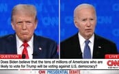 VIDEO: Prebehla prvá prezidentská debata medzi Trumpom a Bidenom. Kandidáti riešili aféru s pornohviezdou aj vek Bidena