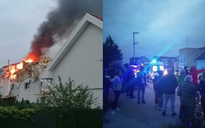 VIDEO: Pri Trnave došlo k výbuchu plynu v bytovke. Hlásia jednu obeť a zranených