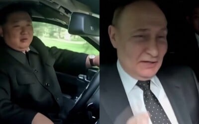 VIDEO: Putin daroval Kim Čong-unovi luxusnú limuzínu. Vybrali sa v nej na spoločnú jazdu