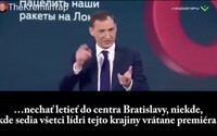 VIDEO: Rusi sa v TV vyhrážali Slovensku. Pošlime raketu do centra Bratislavy a zabime premiéra, navrhovali v štúdiu