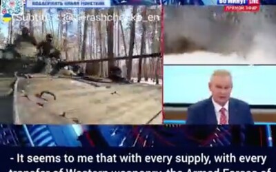 VIDEO: Ruský expert v štátnej televízii priznal vojenskú prevahu Ukrajiny. Jeho prekvapivé slová vyvolali rozruch
