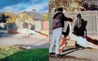 VIDEO: Slovák pri Prešove ukradol z kostola 2,5-metrový kríž. Bez hanby ťahal obrovský predmet po ulici, chytili ho policajti