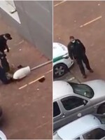 VIDEO: Slovenský policajt brutálne zbil mladíka na zemi. Uštedril mu rany päsťou, kopance a postavil sa mu na brucho