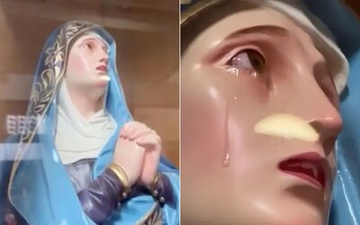 VIDEO: Socha Panny Márie vyronila slzy. Podľa veriacich ide o znamenie z neba, odborníci však na to majú vysvetlenie