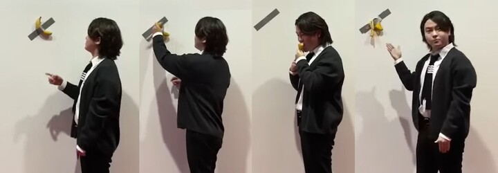 VIDEO: Student snědl umělecké dílo za miliony korun