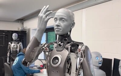 VIDEO: Firma vyrobila robota, který se tváří a chová jako člověk