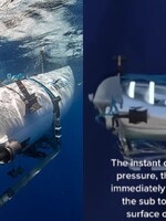 VIDEO: Takto mohla vyzerať implózia ponorky Titan, ktorá posádku usmrtila v zlomku sekundy. Vysvetľujeme, ako k nej došlo