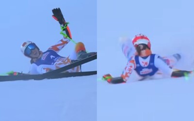 VIDEO: Takto vyzeral pád Petry Vlhovej. Vytočilo jej nohu a priľahla si vnútornú lyžu, v Jasnej zavládlo hrobové ticho