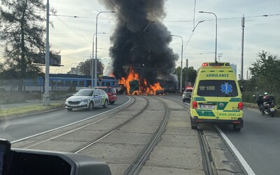 VIDEO: Tragická nehoda na přejezdu u Olomouce. Srážka vlaku, kamionu a auta skončila požárem