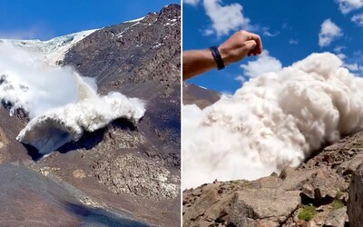 VIDEO: Turista natočil neskutočné zábery na padajúcu lavínu v Kirgizsku. Pripomína tú, čo zabíjala v Taliansku