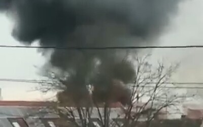 VIDEO: V dedine pri Hlohovci horí reštaurácia, vybuchol v nej kotol
