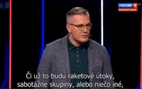 VIDEO: V ruskej štátnej TV sa vyhrážali Slovensku. Čakajte raketové útoky, ste továreň pre Ukrajinu, hneval sa rečník