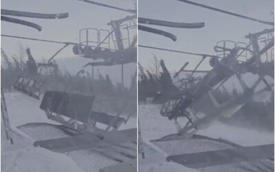 VIDEO: Veterná búrka v Tatrách hádzala s lanovkami akoby boli z papiera