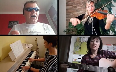 VIDEO: Zaměstnanci české základní školy nazpívali písničku pro všechny učitele, aby je podpořili v době pandemie