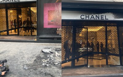VIDEO: Zlodeji zničili a vykradli predajňu Chanel v Paríži. Zobrali veci za takmer 10 miliónov, podpálili auto a utiekli