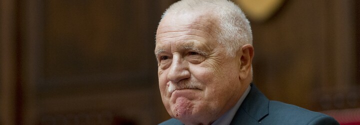 Václav Klaus je hospitalizován ve vojenské nemocnici