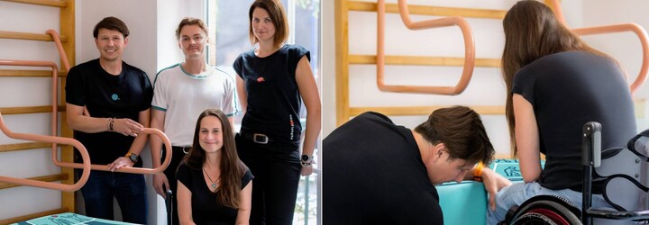 Václav vyvinul pomůcku, která má pomáhat lidem po poranění míchy při rehabilitaci. Byla to jeho diplomová práce