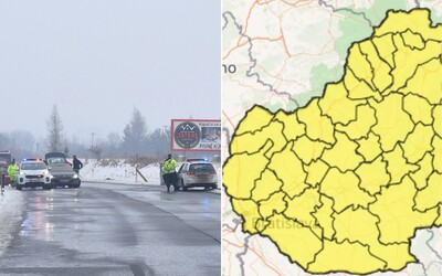 Väčšina Slovákov môže na biele Vianoce zabudnúť. Nebezpečenstvo na cestách napriek tomu nezmizne (+ mapa)