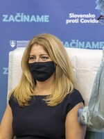 Vakcínu proti COVID-19 dostala už aj prezidentka Zuzana Čaputová. Očkujú sa aj ostatní členovia vlády