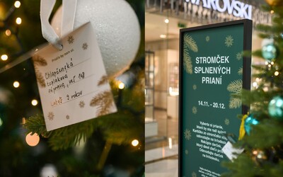 Viac ako 80 detí z detského domova napísalo svoje vianočné priania. V bratislavskom Auparku si môžeš vybrať, ktoré im splníš