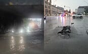 Viaceré mestá majú zatopené ulice. V Nitrianskom kraji vyhlásili najvyššie výstrahy pred búrkami