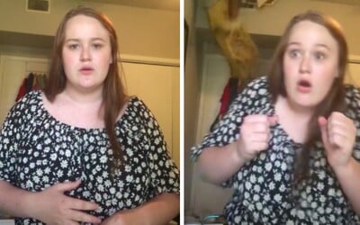 Video: Dievča svoj spev nahrávalo na Tik Tok, keď sa zrazu cez plafón prepadla jej matka. Má už viac ako 75 000 zdieľaní