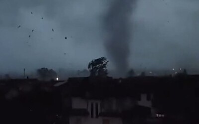 Video: Itálii zasáhlo tornádo, při ničivých bouřkách padaly i kroupy velké jako tenisáky