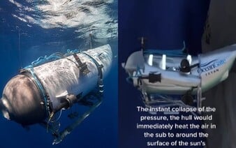 Video: Takto mohla vypadat imploze ponorky Titan. Posádku usmrtila ve zlomku sekundy 