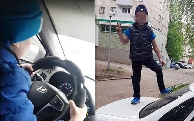 Video z Ruska zachycuje, jak šestiletý chlapec řídí v rychlosti 130 km/h. Ničeho nelituji, syna učím i střílet, vzkazuje matka